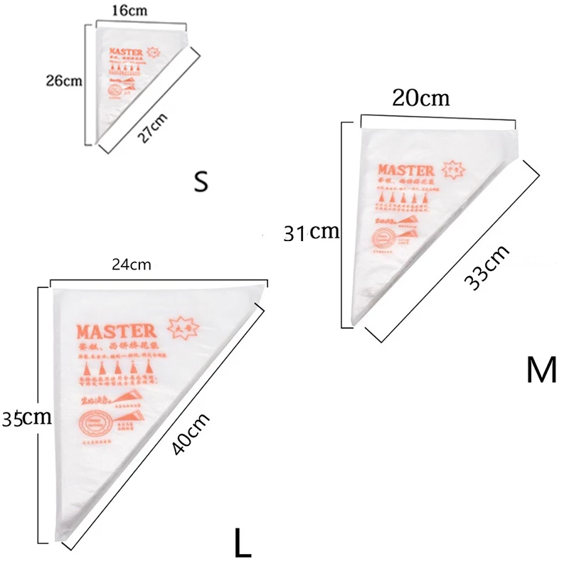20~100pcs Disposable Pastry Ba - Piping Bag Disposable 评论和价格