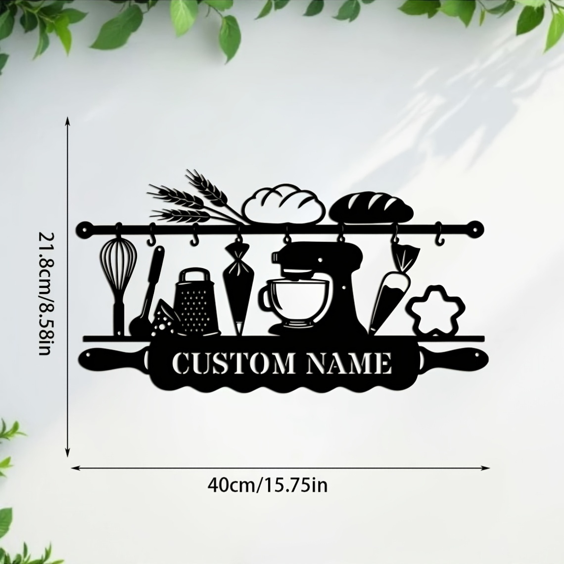 Personalized Kitchen Iron Wall - Kitchen With Baking Area 评论和价格