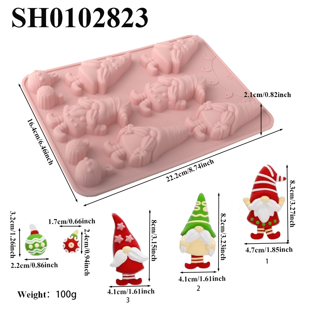 Christmas Element Silicone Cho - Baking Kitchen Design 评论和价格