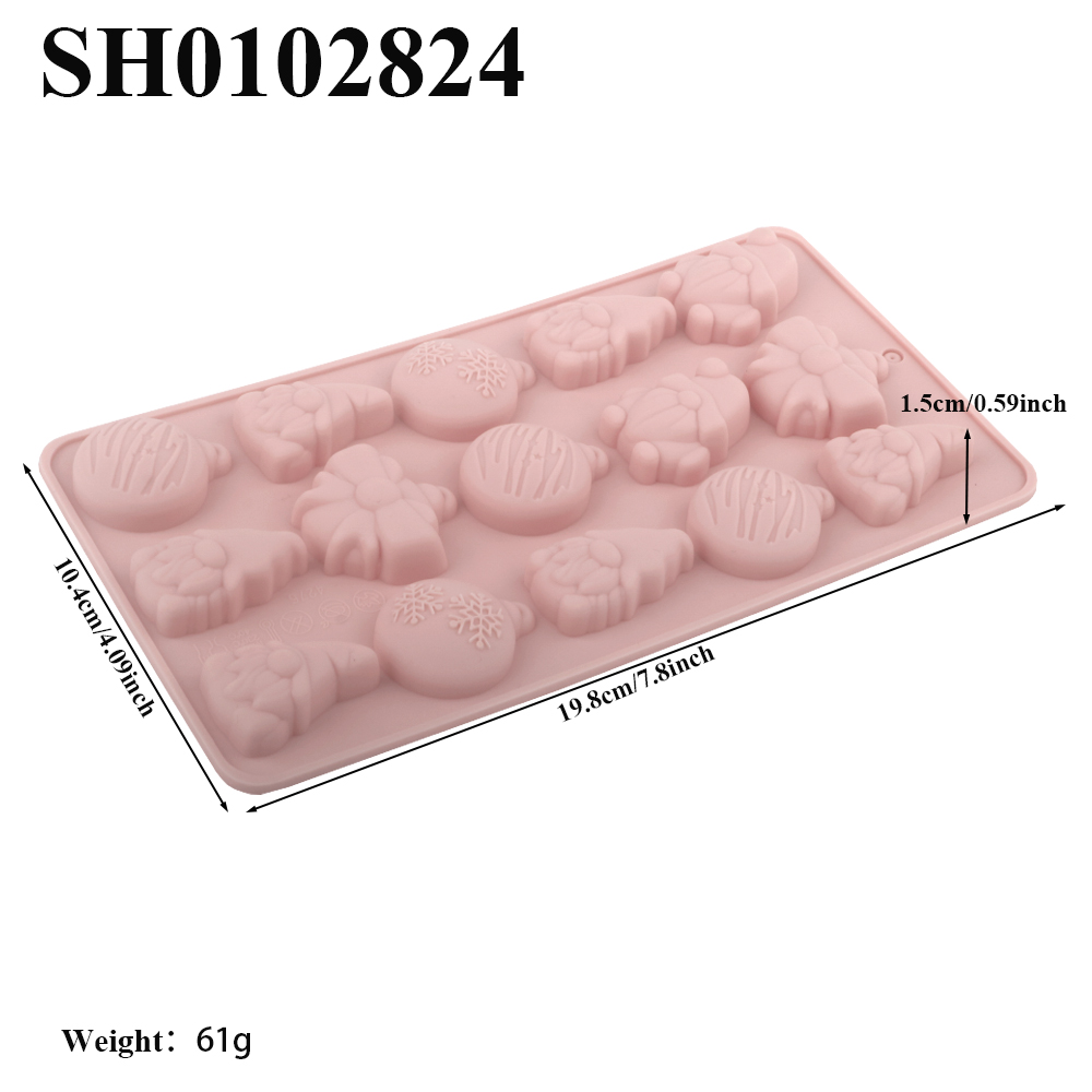 Christmas Element Silicone Cho - Baking Kitchen Design 评论和价格