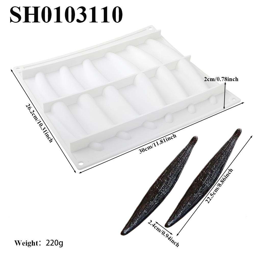 1 or 6 or 10-Cell Vanilla Pod  - Baking Kitchen Design 评论和价格