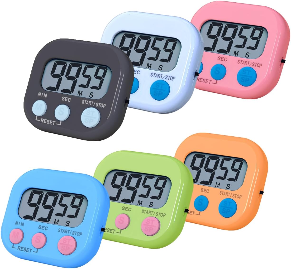 Magnetic Kitchen Timer Digital - Baking Kitchen Set Up 评论和价格
