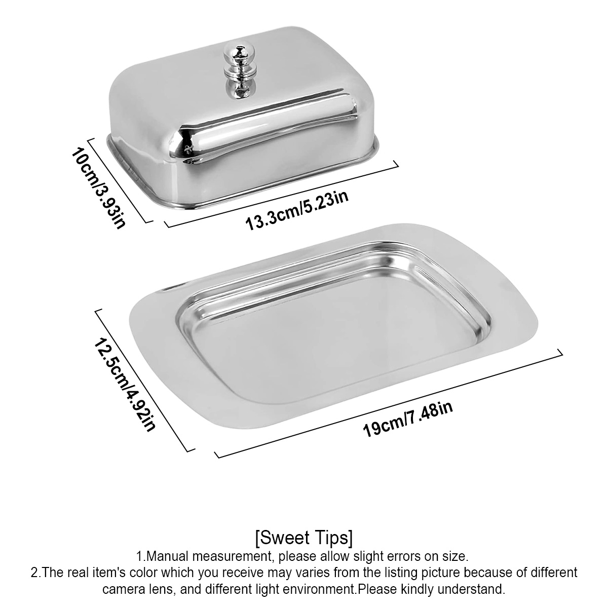 1PC Stainless Steel Butter Dis - Kitchen Baking Dishes 评论和价格