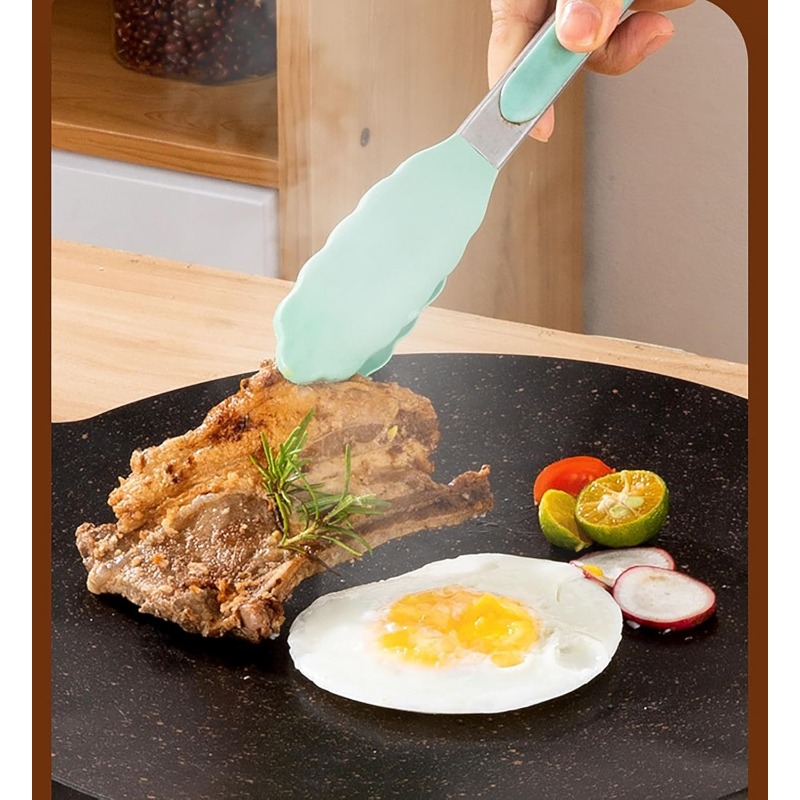 Thin Korean Grill Pan,Round BB - Kitchen Baking Tray Organiser 评论和价格