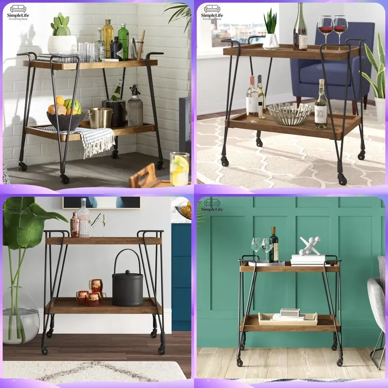 Kitchen Trolley with Wheels Ro - Kitchen Baking Cart 评论和价格