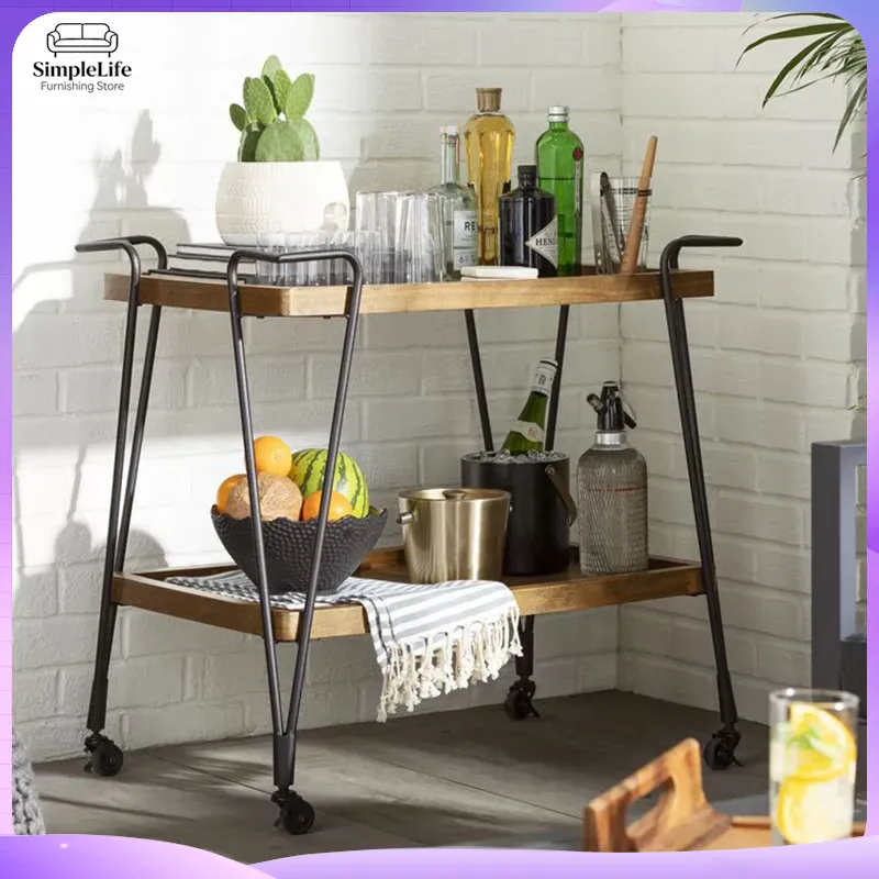 Kitchen Trolley with Wheels Ro - Kitchen Baking Cart 评论和价格